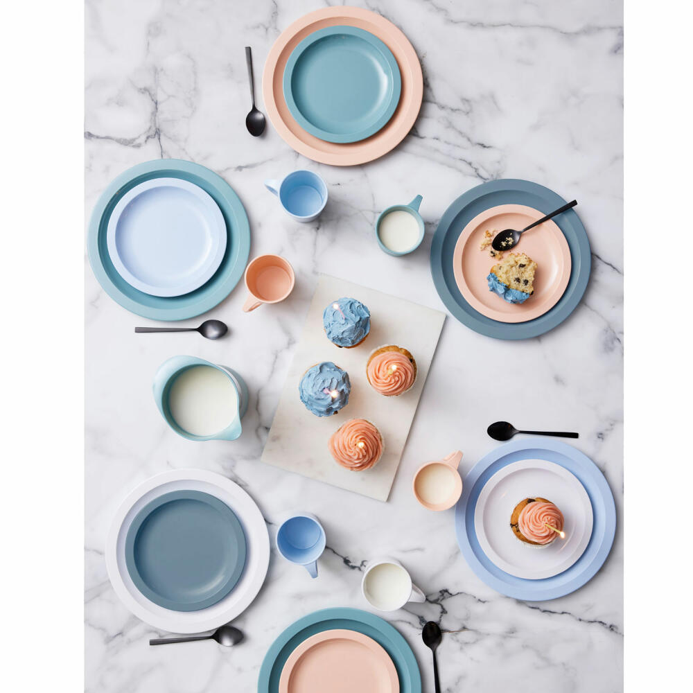 Rosti dessert plate Hamlet, cake plate, melamine, dusty blue, 18 cm, 24468