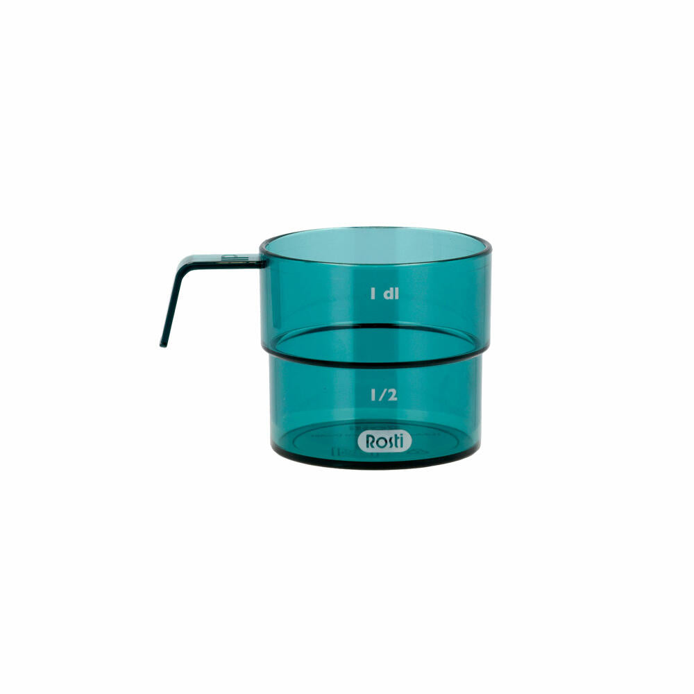 Rosti deciliter measuring cup Mensura, measuring cup, SAN plastic, Nordic Green, 100 ml, 25293