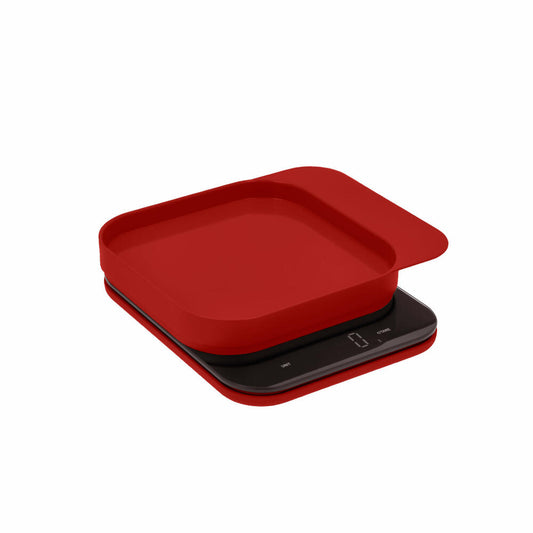 Rosti Küchenwaage Mensura, Grammwaage, ABS-Kunststoff, Rot, bis 10 kg, 25678