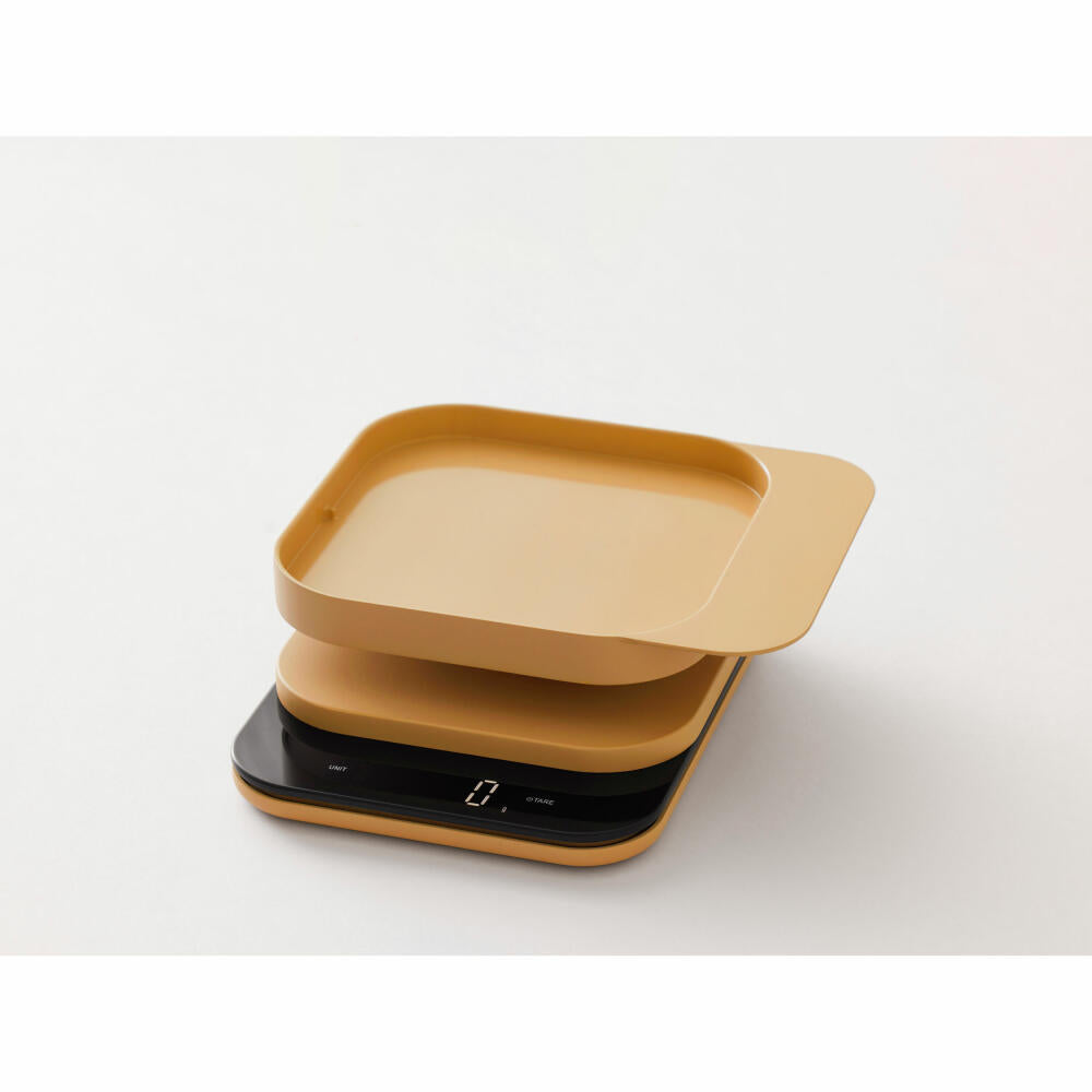 Rosti kitchen scale Mensura, gram scale, ABS plastic, curry, up to 10 kg, 25684