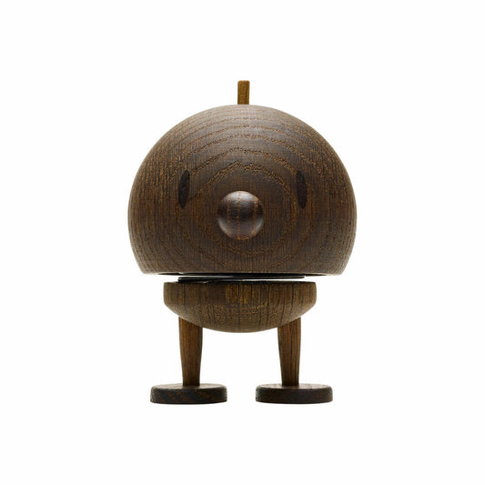 Hoptimist Junior Woody Bumble Smoked Oak, Wackelfigur, Wackel Figur, Dekoidee, Geräucherte Eiche, Braun, Ø 7.5 cm, 27558