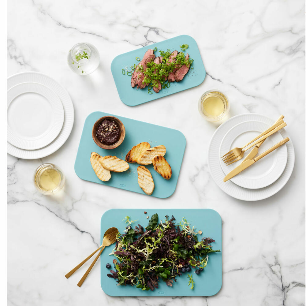 Rosti Cutting Board Choptima, Cutting Mat, PE Plastic, Nordic Green, 35.5 x 25.5 cm, 27806