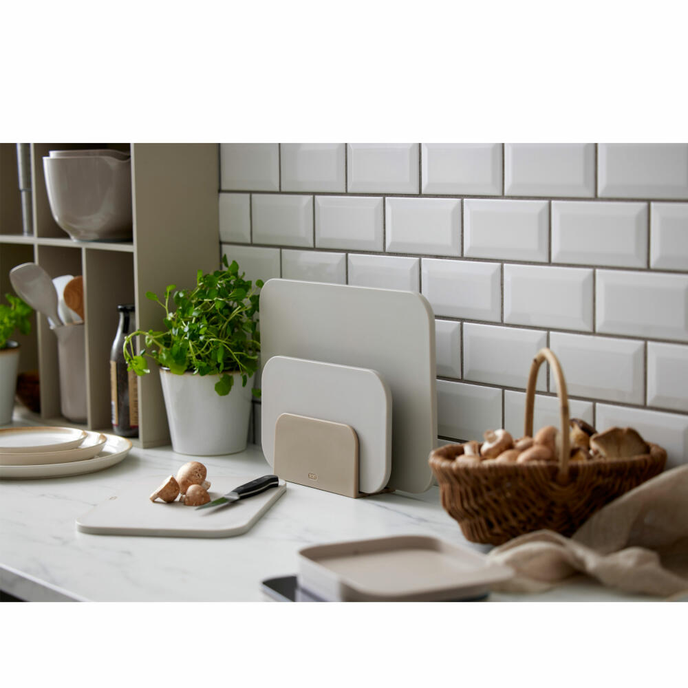 Rosti cutting board set Choptima 4-piece, cutting board, PE plastic, humus, 27823