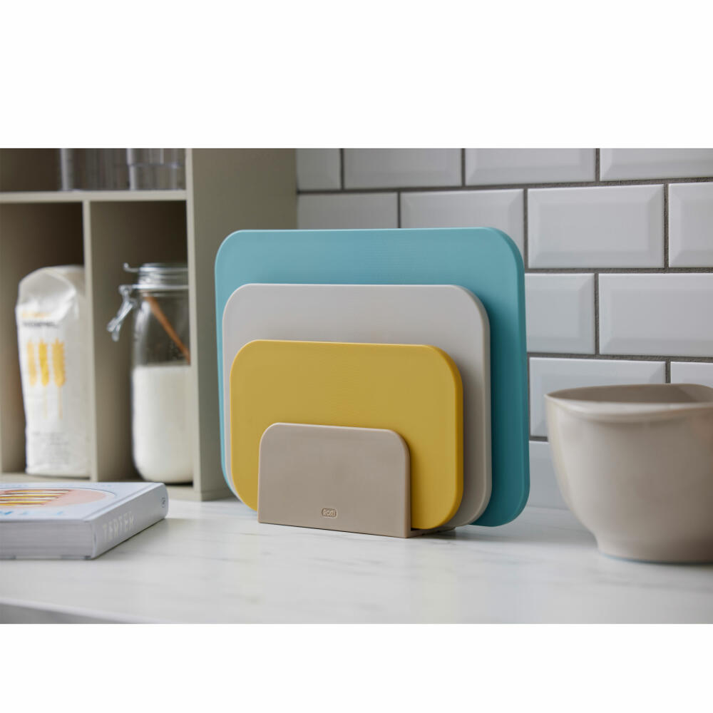 Rosti Choptima 4-piece cutting board set, cutting mat, PE plastic, Ocean, 27825