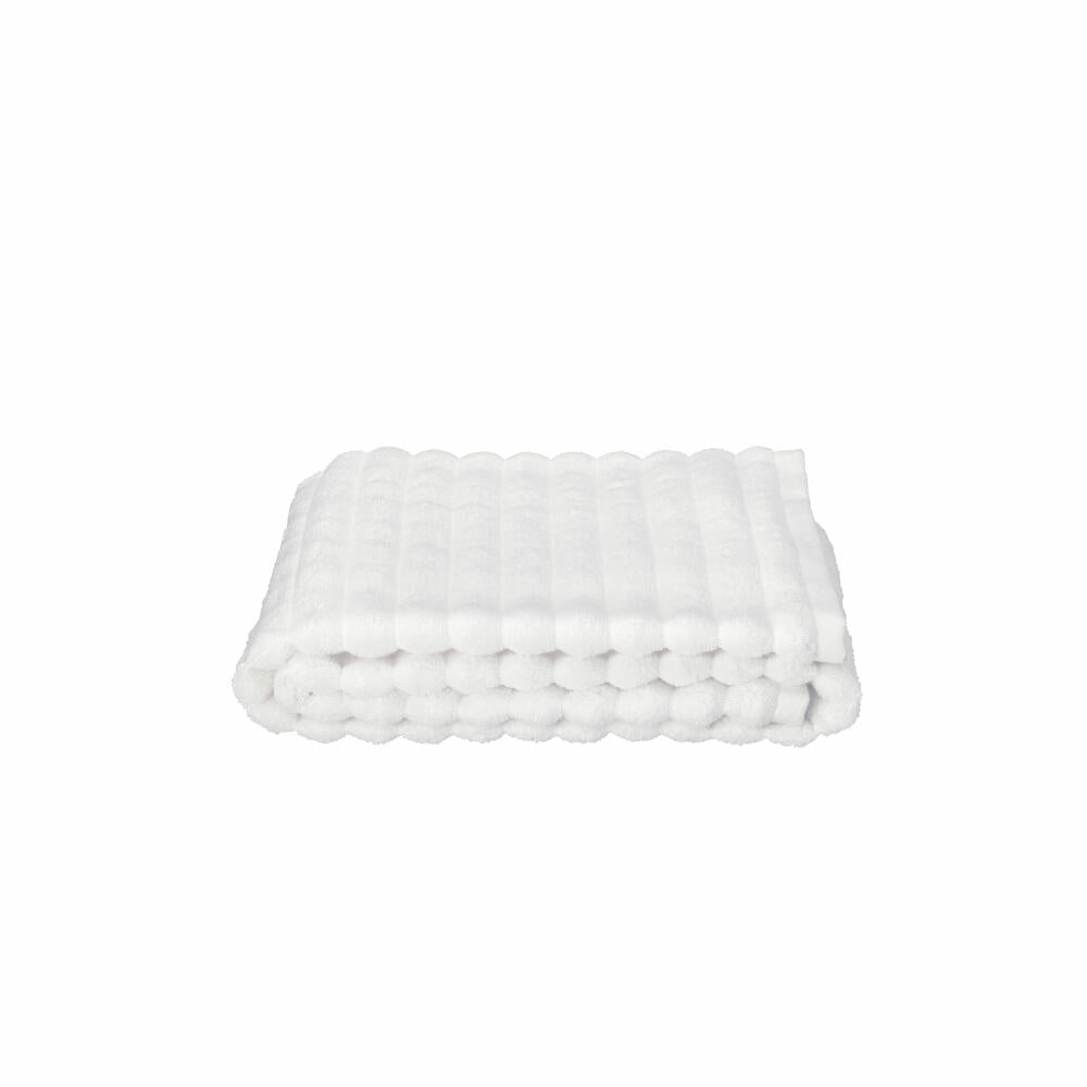Zone Denmark Badehandtuch Inu White, 100% Baumwolle, Weiß, 70 x 140 cm, 29543