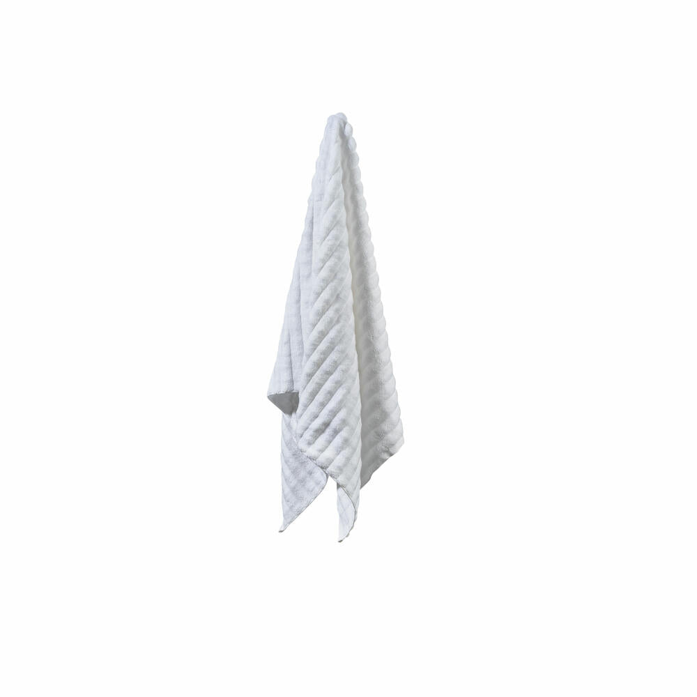 Zone Denmark Badehandtuch Inu White, 100% Baumwolle, Weiß, 70 x 140 cm, 29543