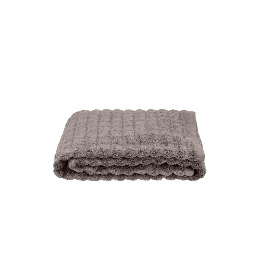 Zone Denmark Badehandtuch Inu Taupe, 100% Baumwolle, Braun, 70 x 140 cm, 29544