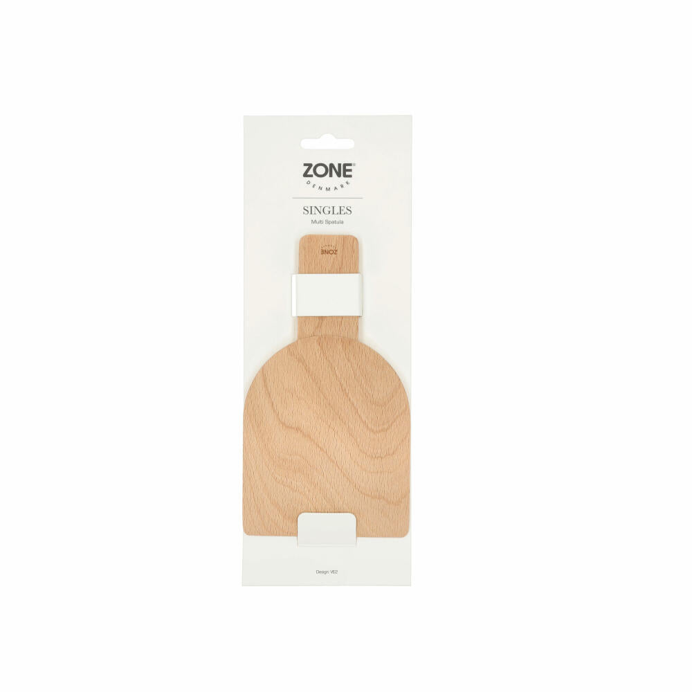 Zone Denmark Multi-Spatel Singles, kitchen turner, beech wood, natural, 18 x 10 cm, 29624
