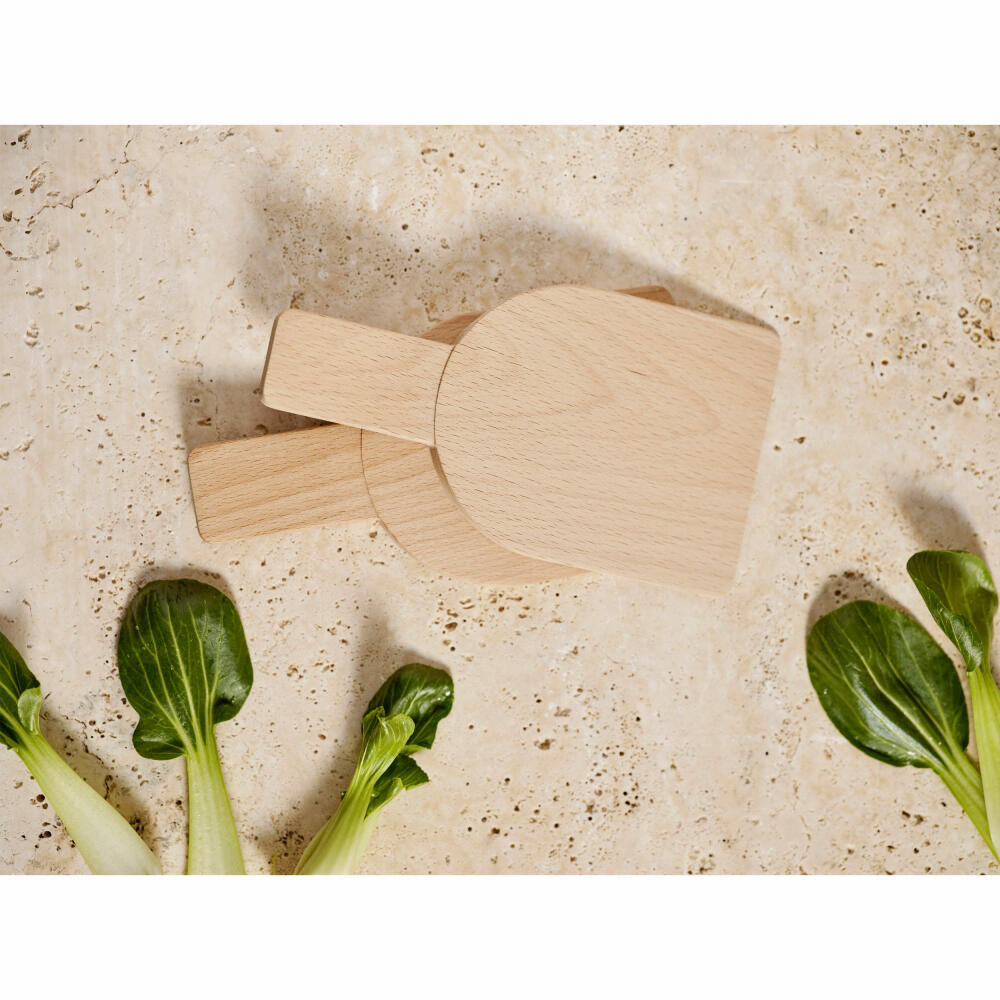 Zone Denmark Multi-Spatel Singles, kitchen turner, beech wood, natural, 18 x 10 cm, 29624