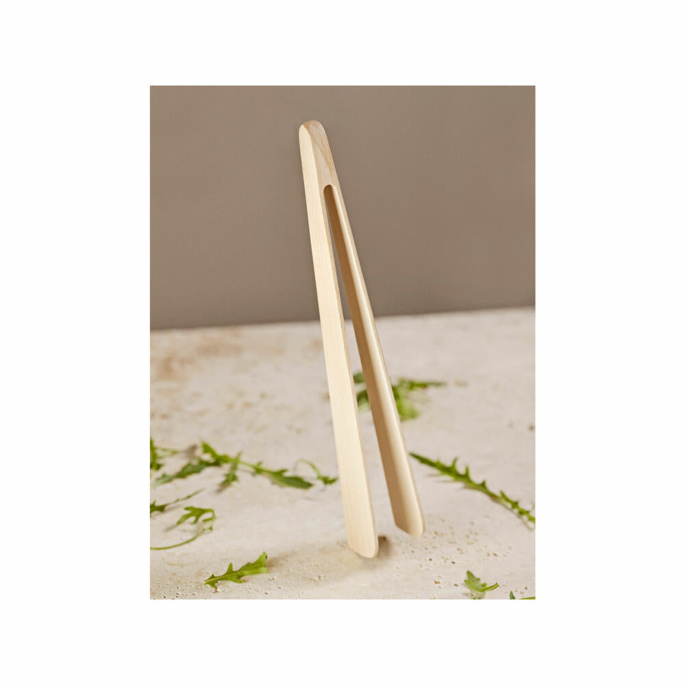 Zone Denmark Kitchen Tongs Singles, Kitchen Tweezers, Beechwood, Natural, 26 cm, 29625