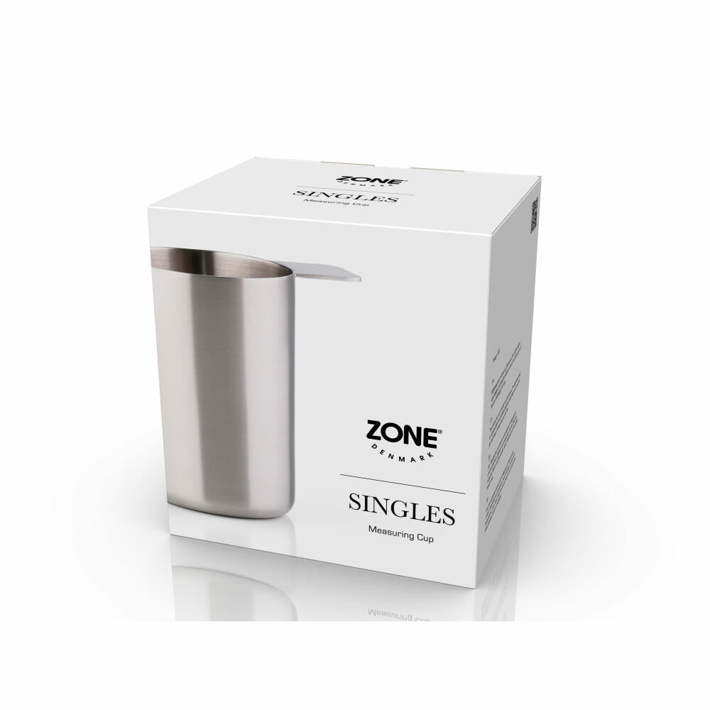 Zone Denmark Messbecher Singles, Edelstahl, Silberfarben, 500 ml, 29628