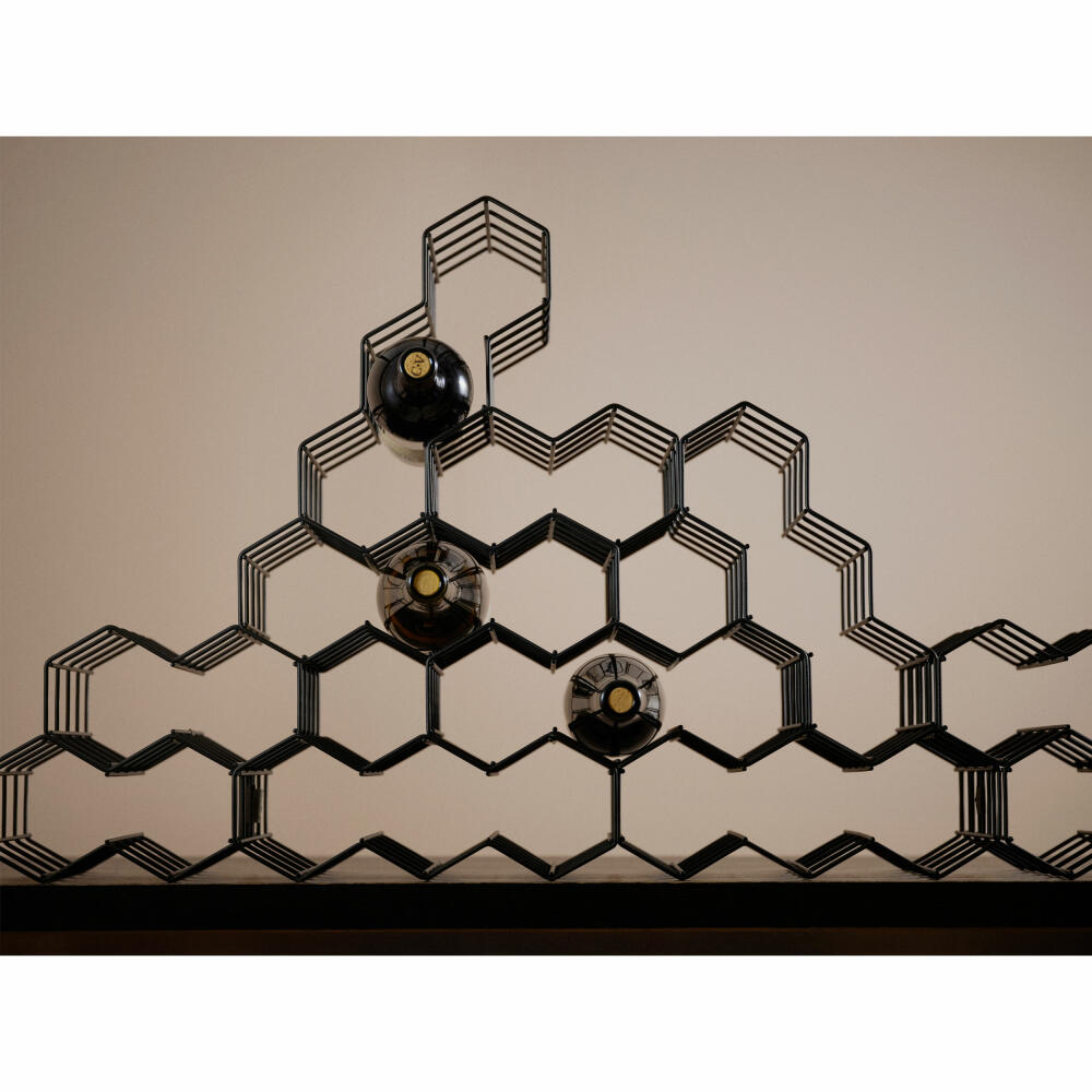 Zone Denmark wine rack Rocks Black, bottle rack, steel, black, 19.5 cm, 29718