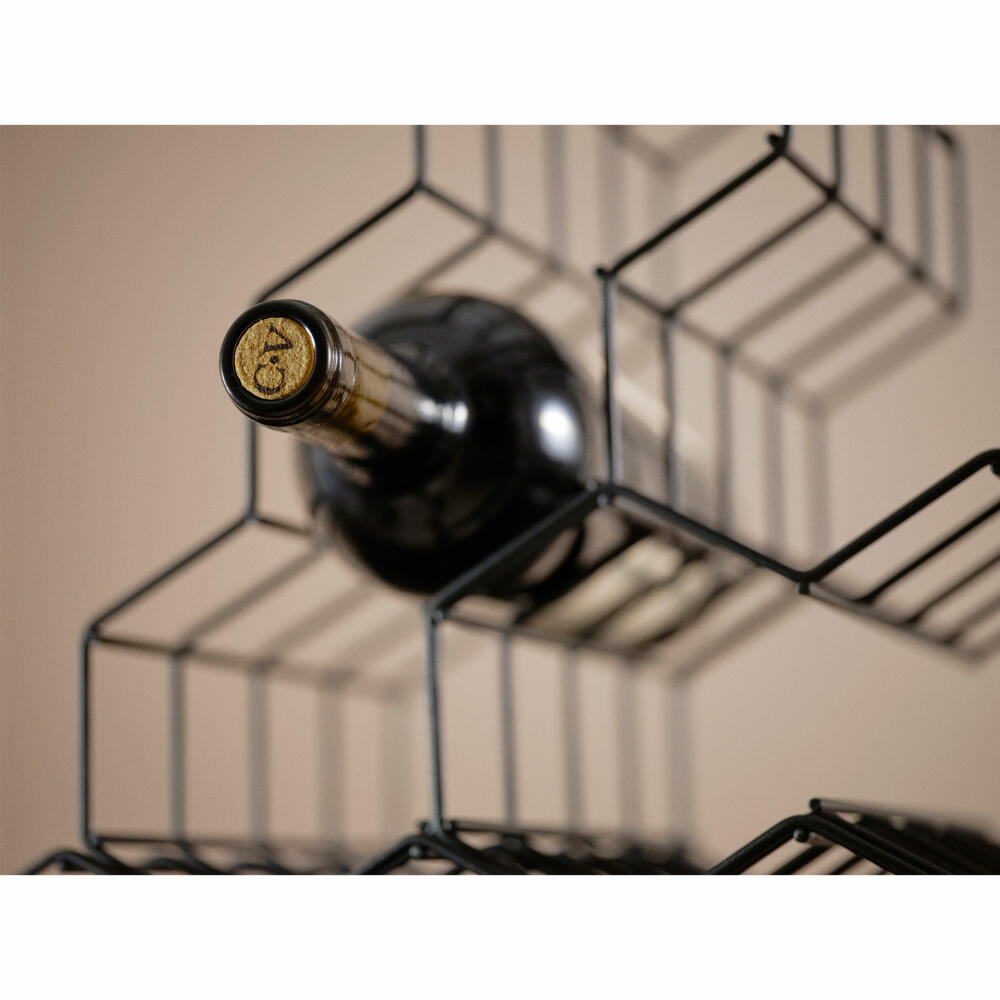 Zone Denmark wine rack Rocks Black, bottle rack, steel, black, 28.8 cm, 29719