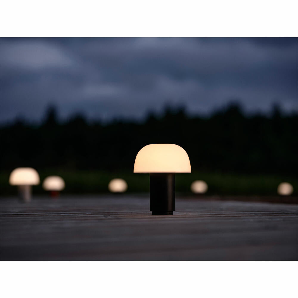 Zone Denmark Lampe Harvest Moon Black, Aluminium, ABS, Schwarz, 22 cm, 29733