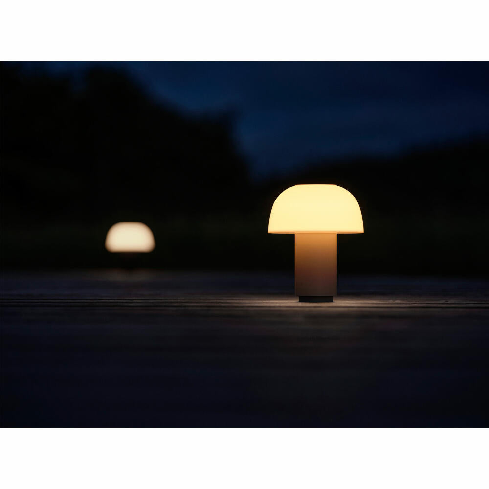 Zone Denmark Lampe Harvest Moon Warm Grey, Aluminium, ABS, Grau, 22 cm, 29959