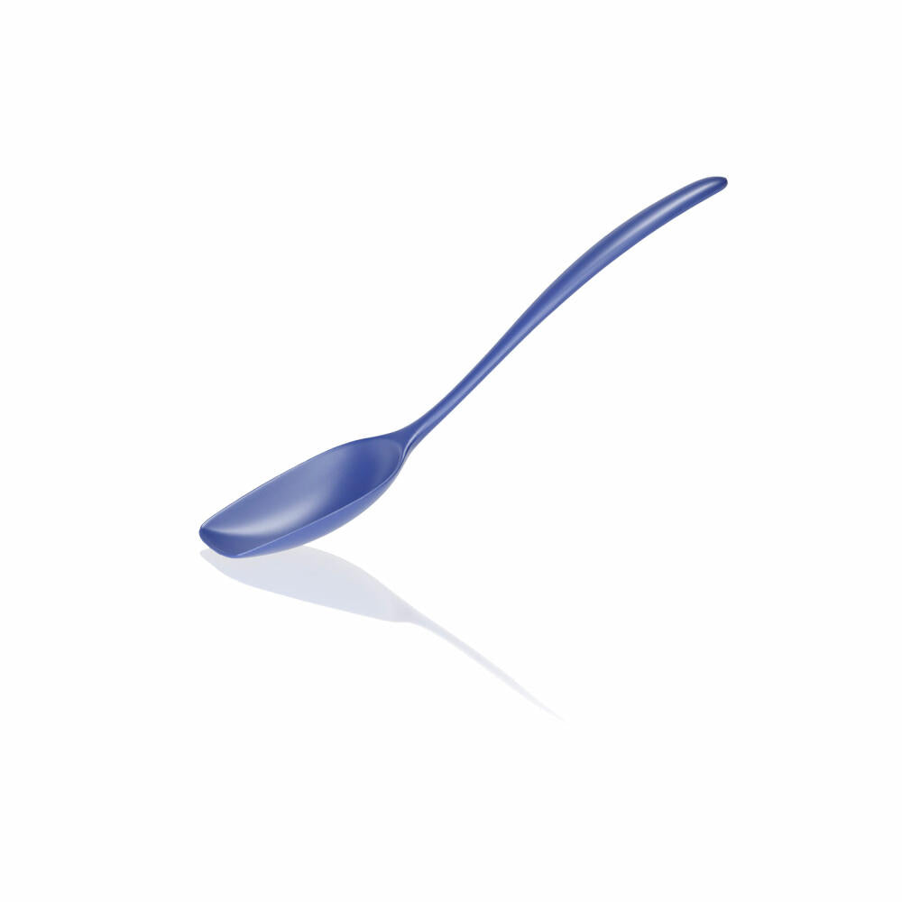 Rosti New Classic Stirring Spoon, Kitchen Utensil, Plastic, Electric Blue, 25 cm, 30015