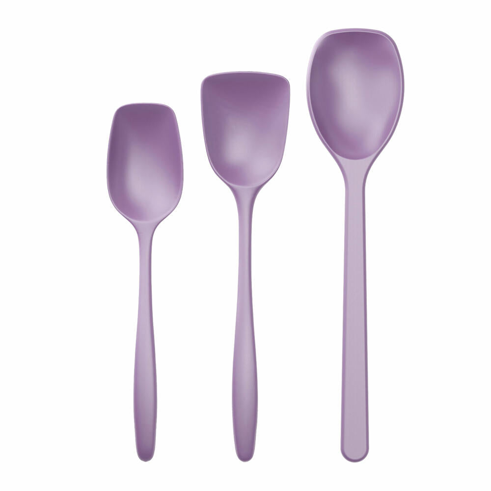 Rosti mixing spoon set 3-piece New Classic, kitchen helper, plastic, lavender, 30133