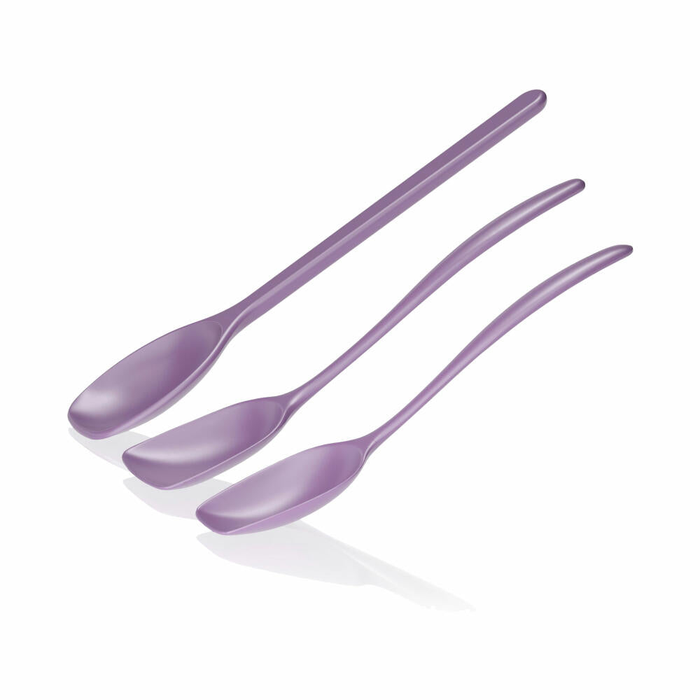 Rosti mixing spoon set 3-piece New Classic, kitchen helper, plastic, lavender, 30133