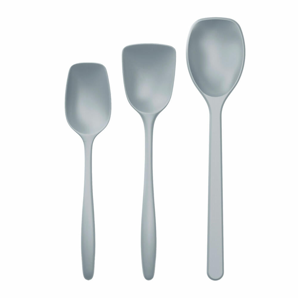 Rosti mixing spoon set 3-piece New Classic, kitchen helper, plastic, Dusty Blue, 30134