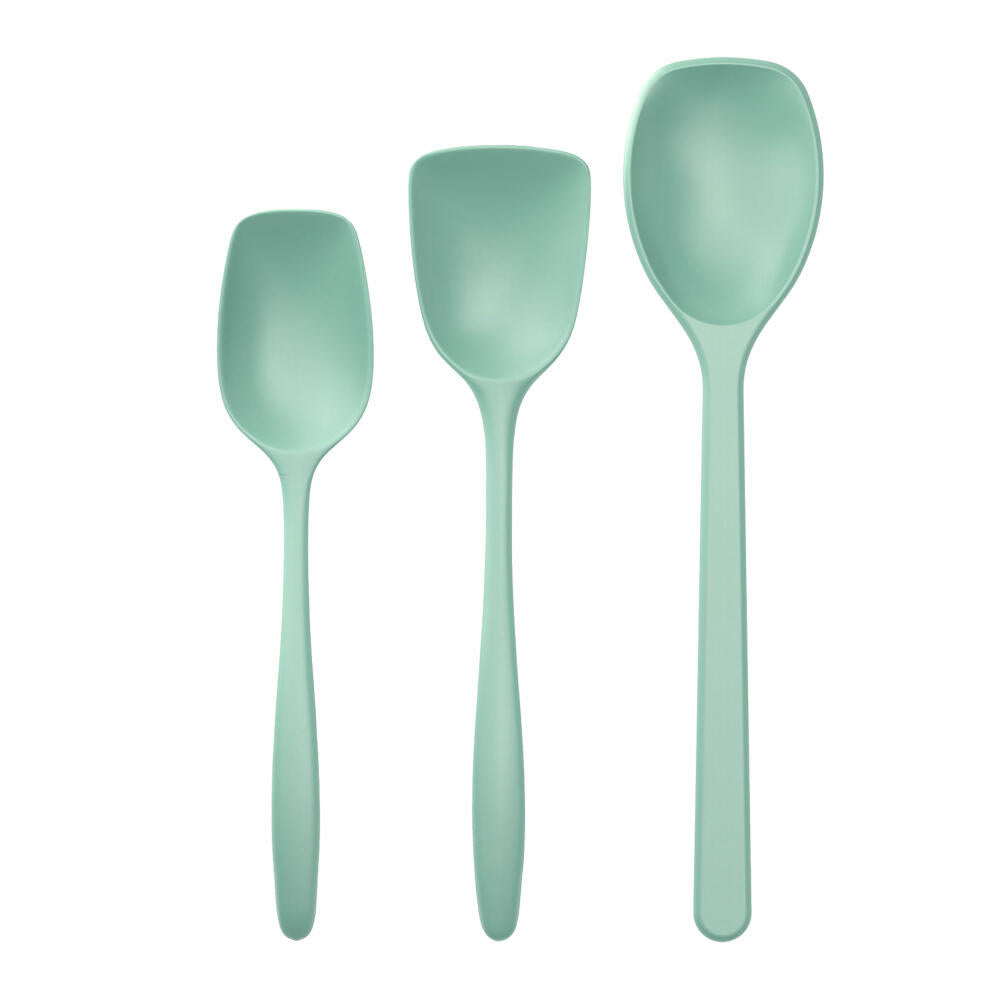 Rosti mixing spoon set 3-piece New Classic, kitchen helper, plastic, Nordic Green, 30135
