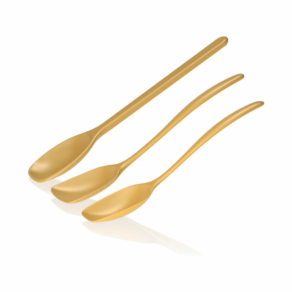 Rosti mixing spoon set 3-piece New Classic, kitchen helper, plastic, curry, 30137