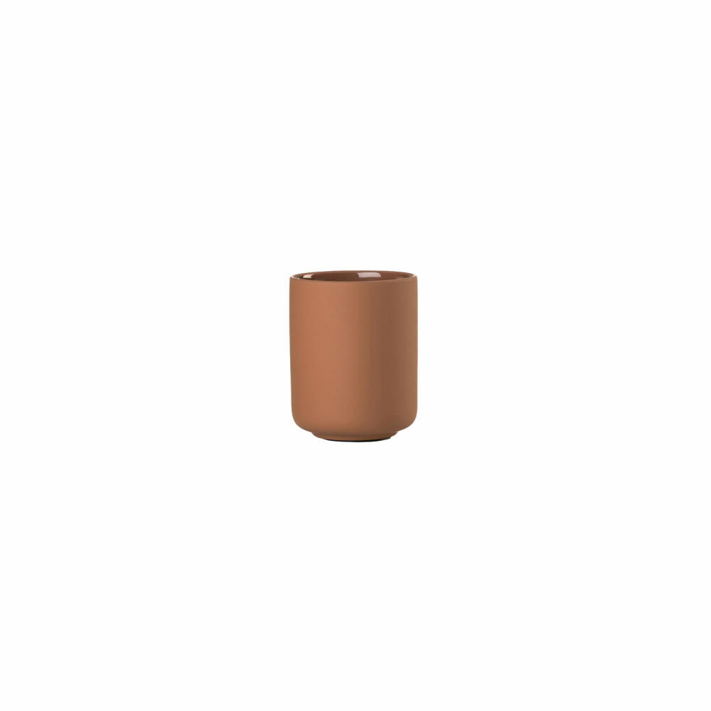 Zone Denmark Zahnbürstenbecher Ume Terracotta, Zahnputzbecher, Steinzeug, Rot, 31544