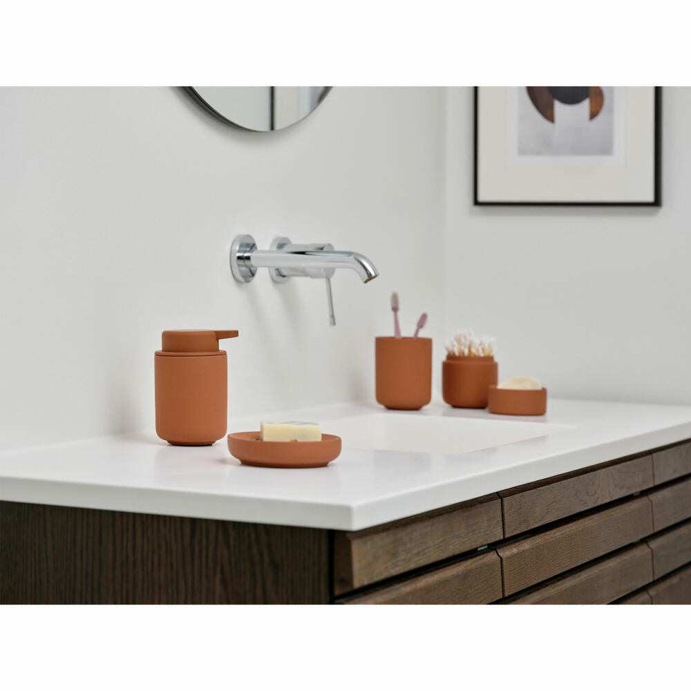 Zone Denmark Soap Dish Ume Terracotta, Soap Dish, Porcelain, Red, 31546