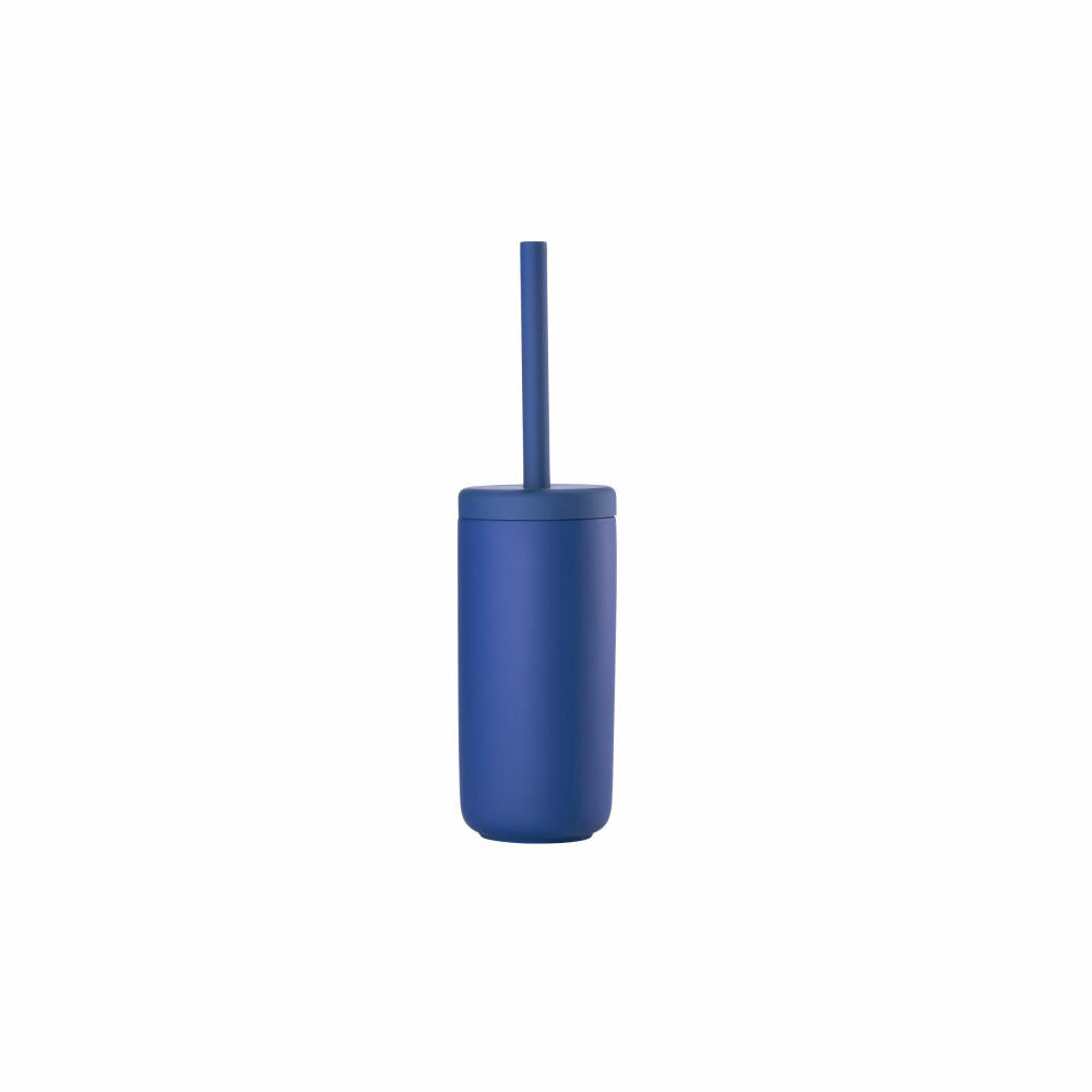 Zone Denmark Toilet Brush Ume Indigo Blue, Stoneware, PP Plastic, Blue, 31554