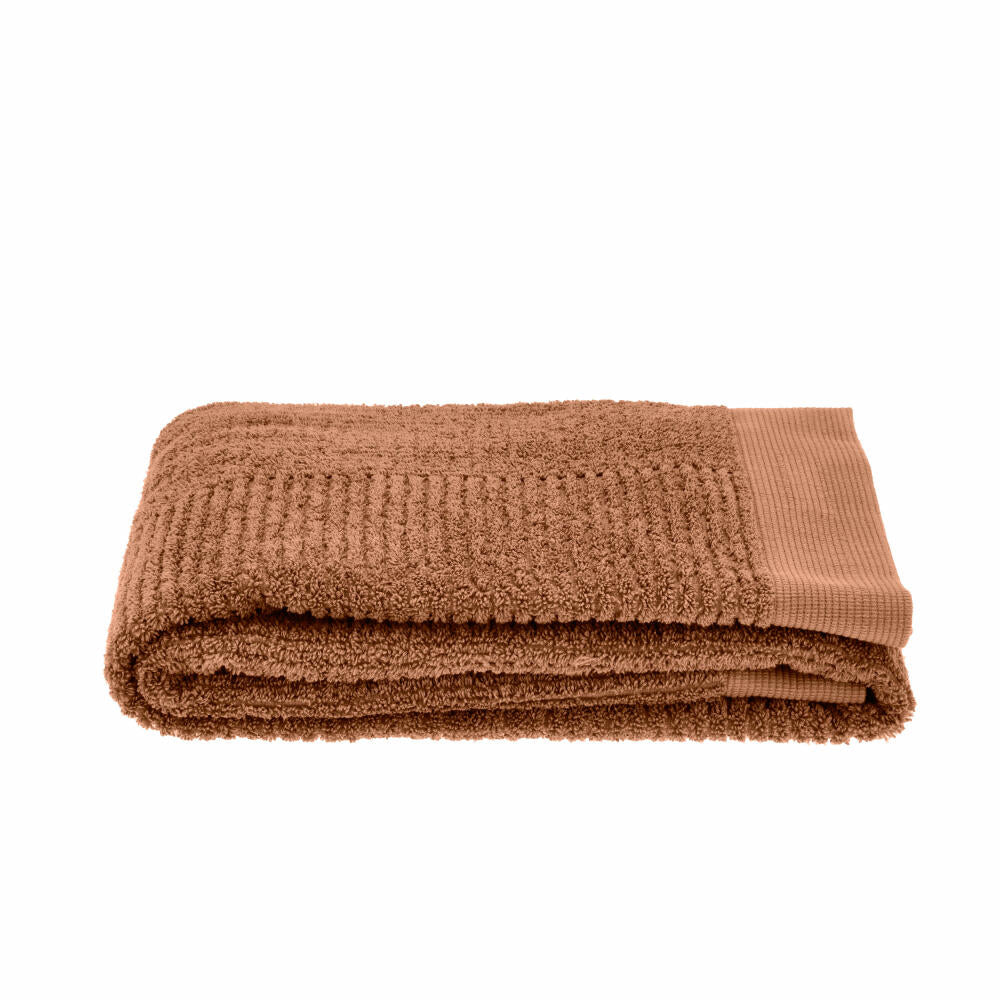 Zone Denmark Badehandtuch Classic Terracotta, 100% Baumwolle, Rot, 70 x 140 cm, 31564