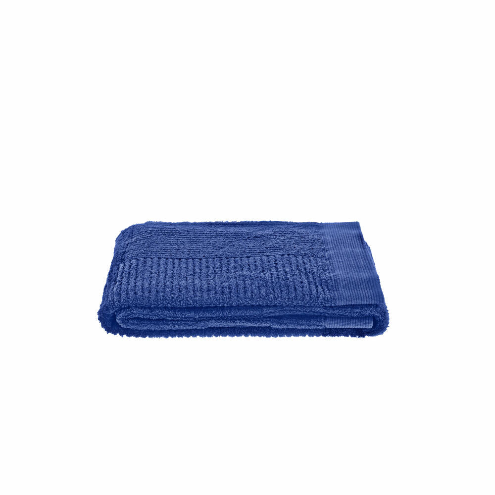 Zone Denmark Badehandtuch Classic Indigo Blue, 100% Baumwolle, Blau, 70 x 140 cm, 31570