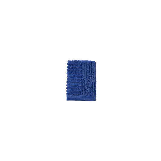 Zone Denmark Waschlappen Classic Indigo Blue, 100% Baumwolle, Blau, 30 x 30 cm, 31573