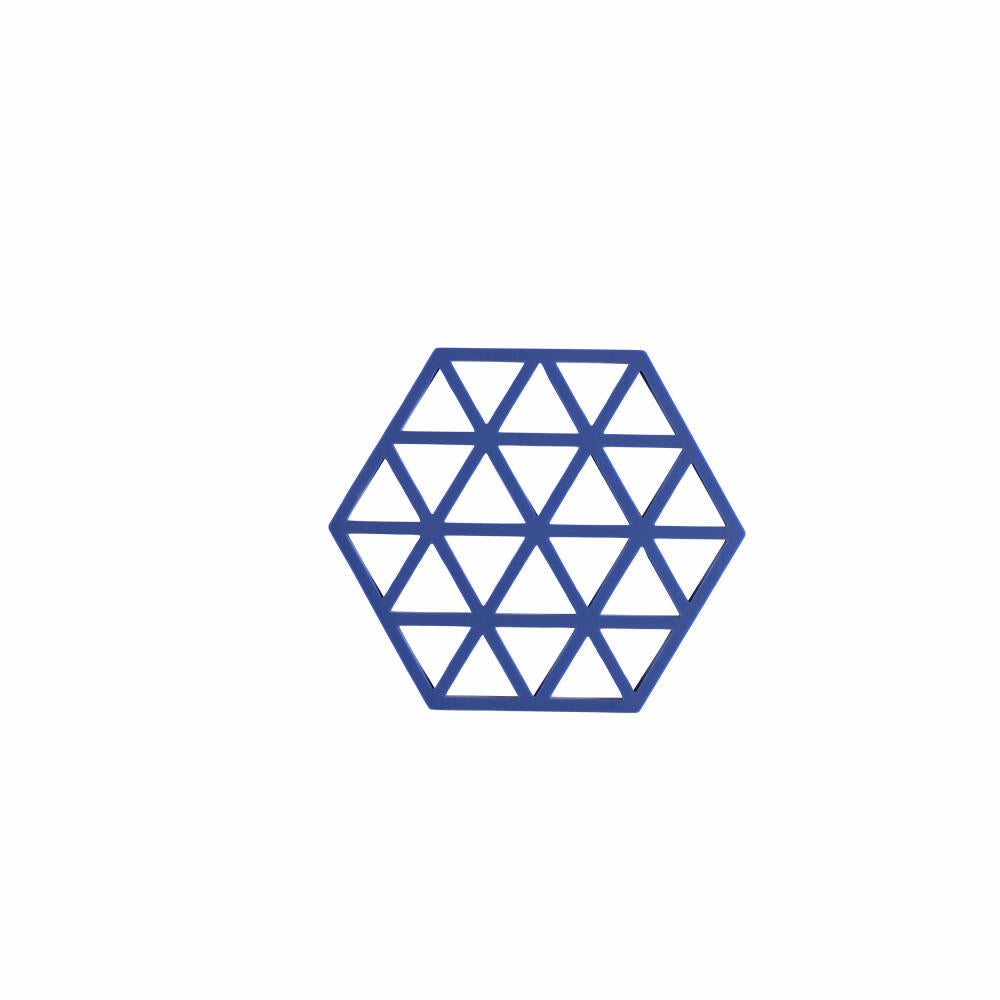 Zone Denmark Untersetzer Triangles Indigo, Silikon, Blau, 16 x 14 cm, 31602