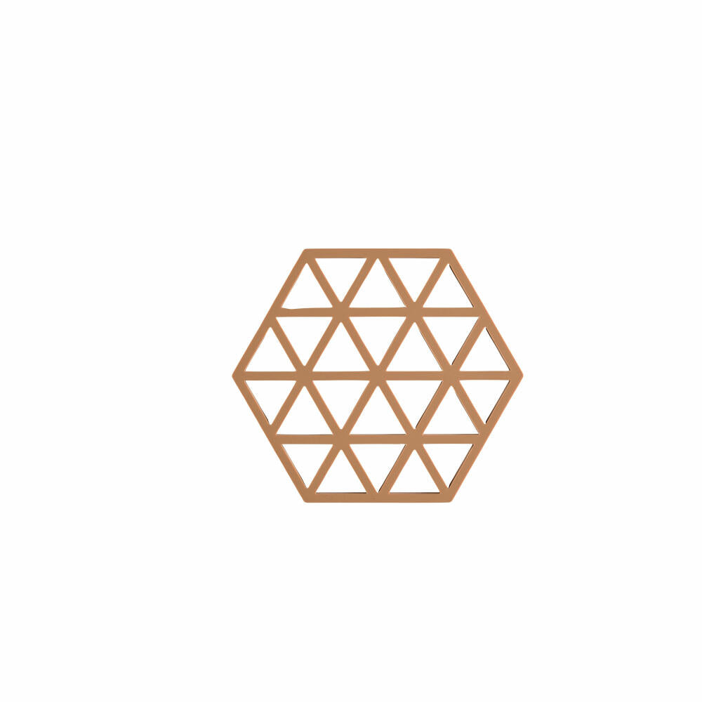 Zone Denmark Untersetzer Triangles Light Terracotta, Silikon, Rot, 16 x 14 cm, 31606