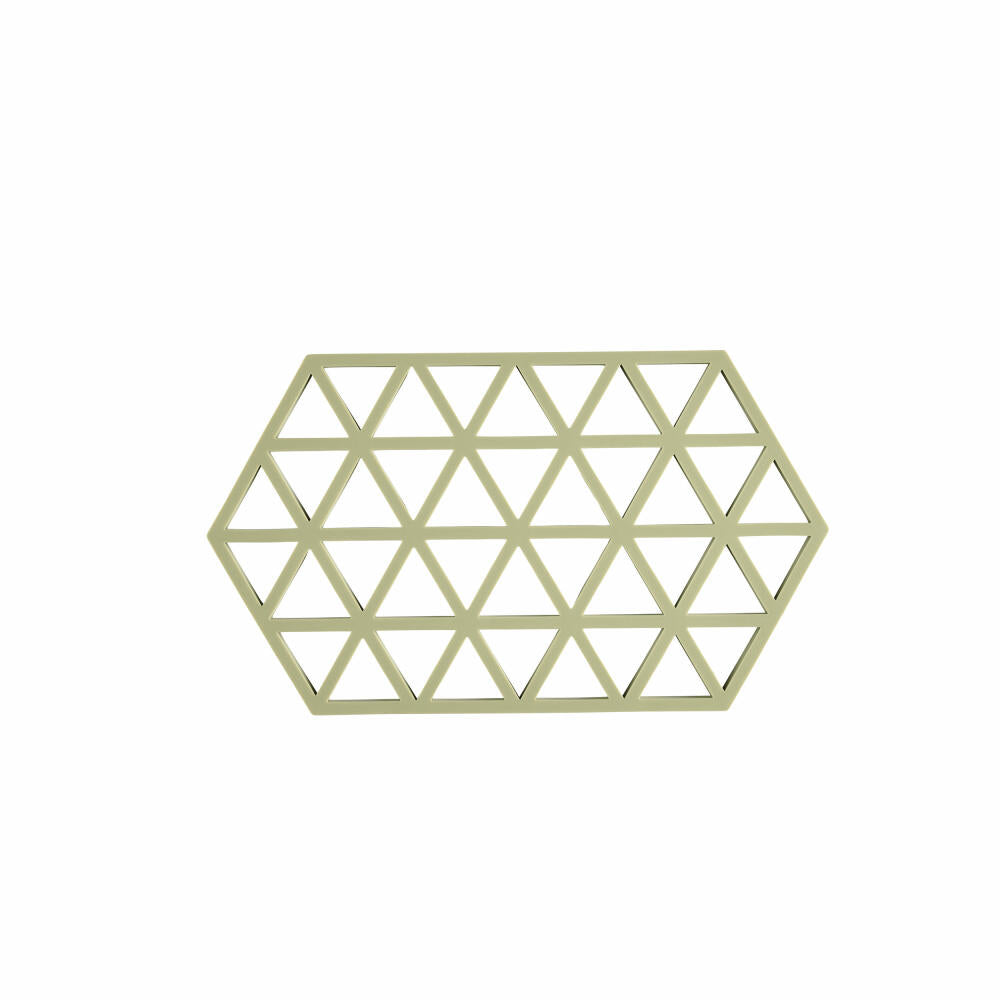 Zone Denmark Untersetzer Triangles Matcha Green, Silikon, Grün, 24 cm, 31609