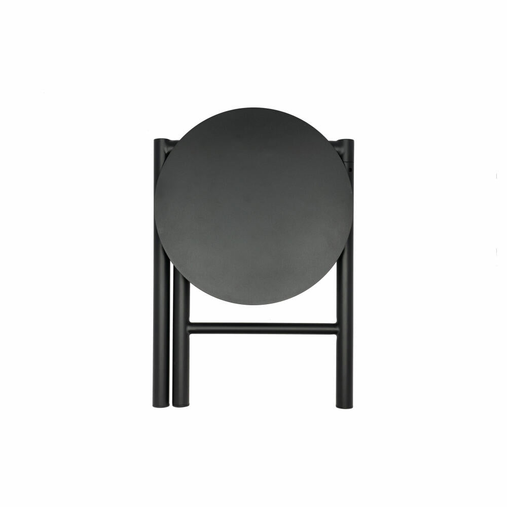 Zone Denmark Schemel Disc Black, Sitzhocker, Hocker, Stahl, Schwarz, 45 cm, 32237