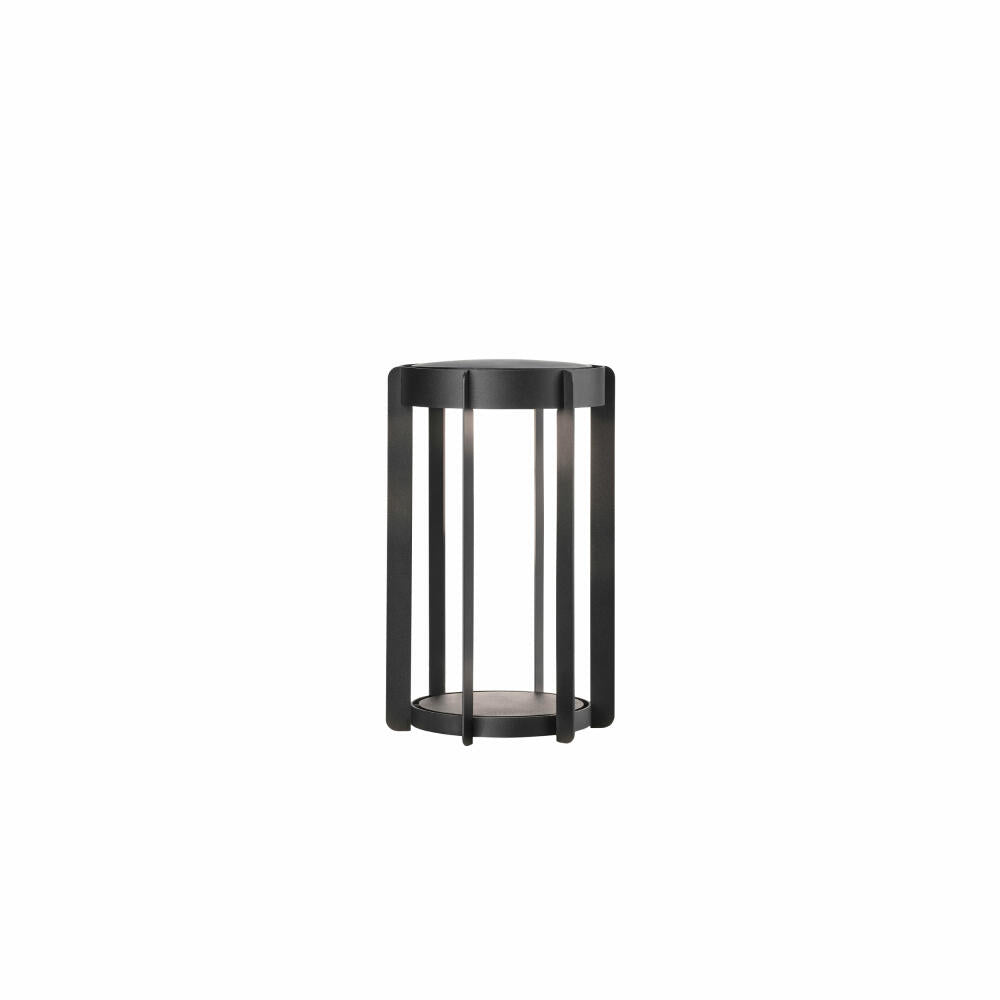 Zone Denmark LED-Laterne Firefly Black, Leuchte, Aluminium, Schwarz, 30 cm, 32315