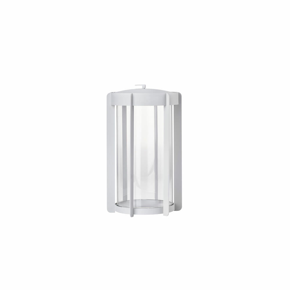 Zone Denmark Laterne Firefly Soft Grey, Windlicht, Stahl, Grau, 35 cm, 32316