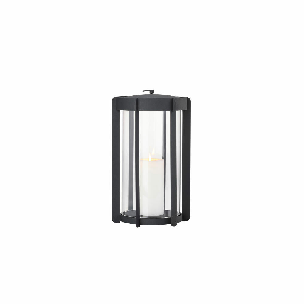 Zone Denmark Laterne Firefly Black, Windlicht, Stahl, Schwarz, 35 cm, 32317