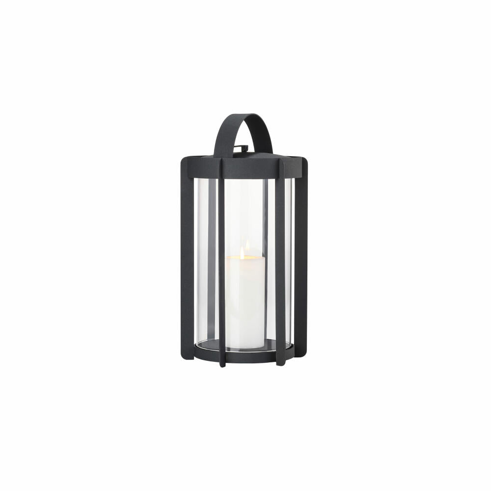Zone Denmark Laterne Firefly Black, Windlicht, Stahl, Schwarz, 35 cm, 32317