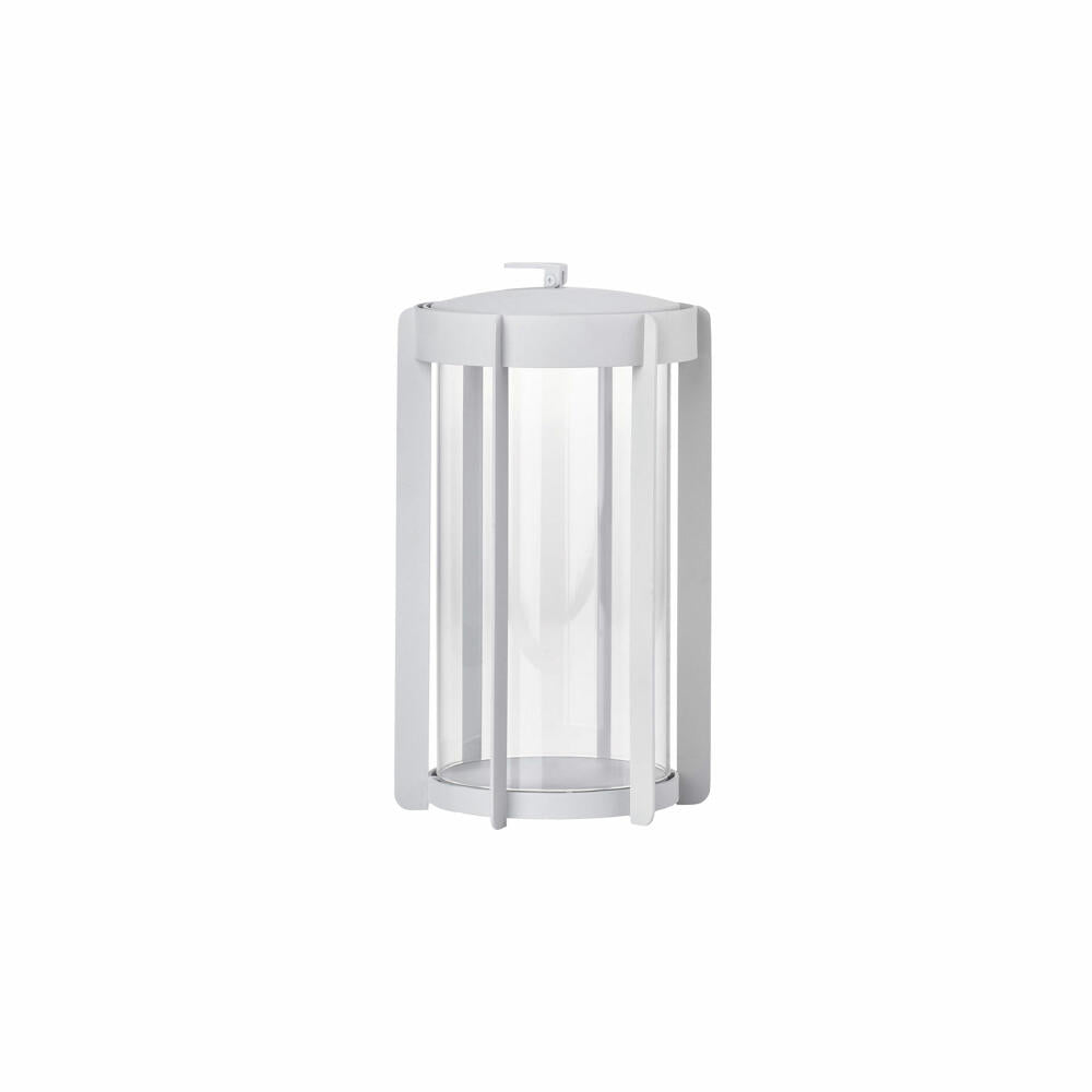 Zone Denmark Laterne Firefly Soft Grey, Windlicht, Stahl, Grau, 25 cm, 32318