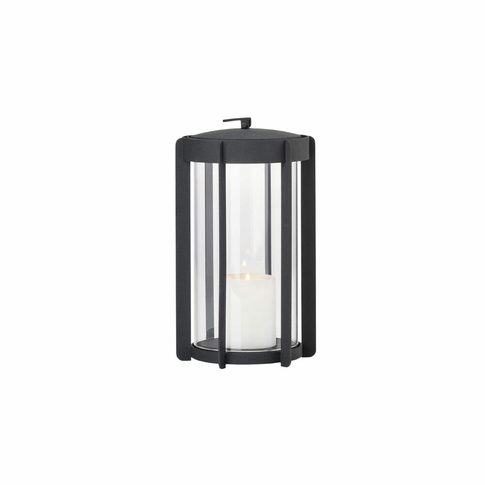 Zone Denmark Laterne Firefly Black, Windlicht, Stahl, Schwarz, 25 cm, 32319