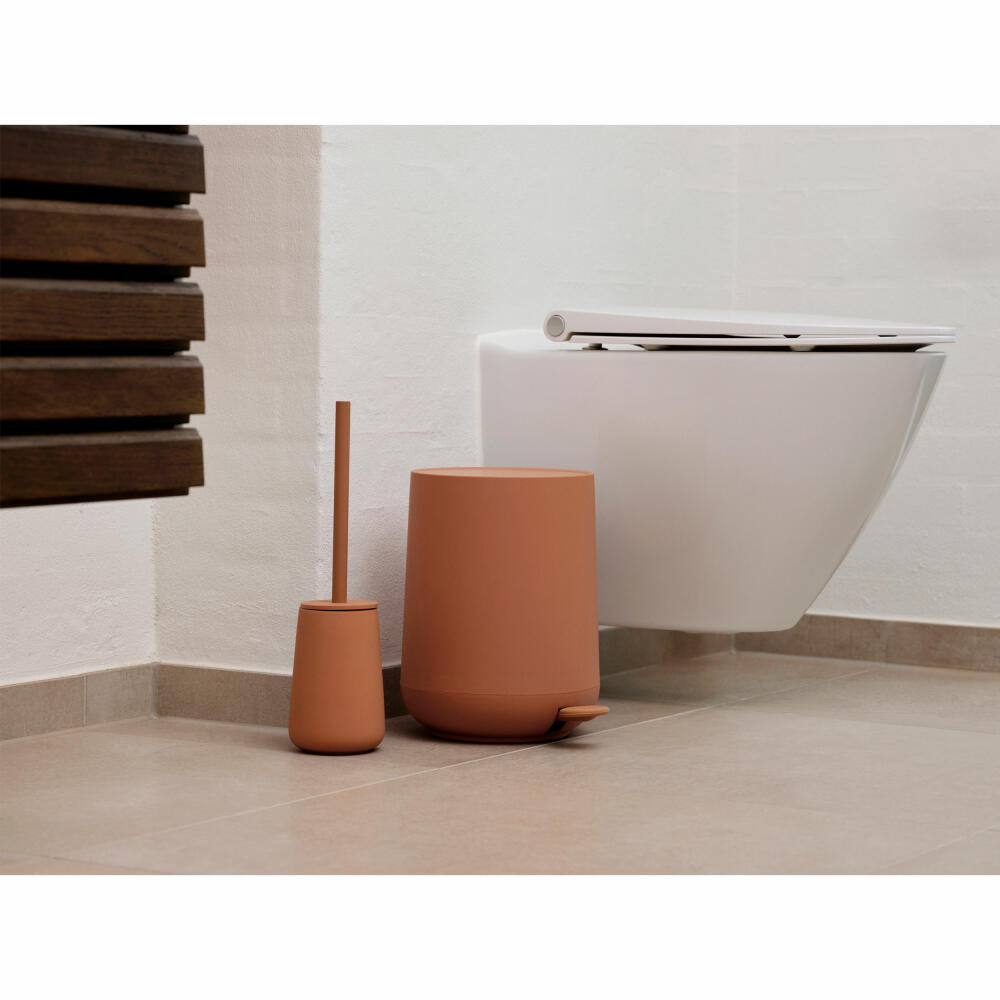 Zone Denmark Toilettenbürste Nova One Mandarine, Steinzeug, 18/8 Stahl, Orange, 33279