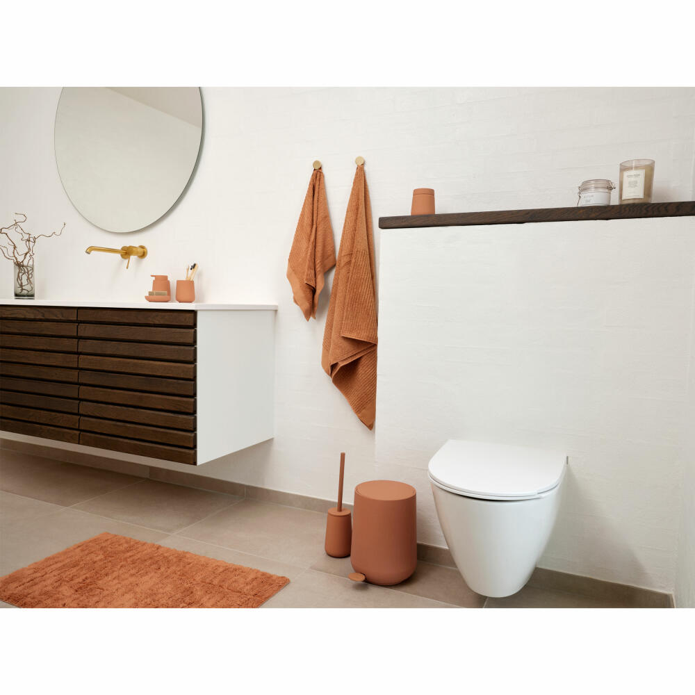 Zone Denmark Toilettenbürste Nova One Mandarine, Steinzeug, 18/8 Stahl, Orange, 33279