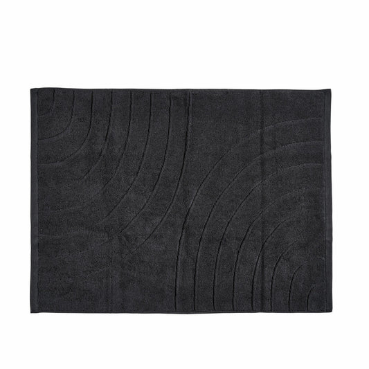 Zone Denmark Handtuch Time Black, 100% Baumwolle, Schwarz, 50 x 70 cm, 33614