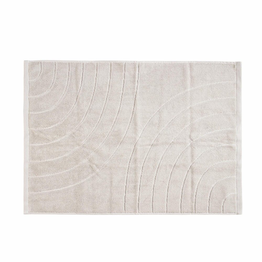 Zone Denmark Handtuch Time Soft Grey, 100% Baumwolle, Grau, 50 x 70 cm, 33618