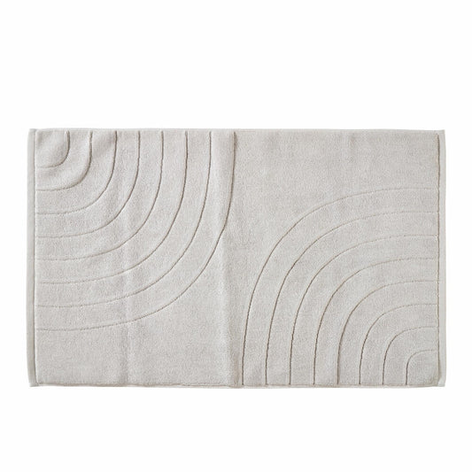 Zone Denmark Badematte Time Soft Grey, 100% Baumwolle, Grau, 50 x 80 cm, 33909