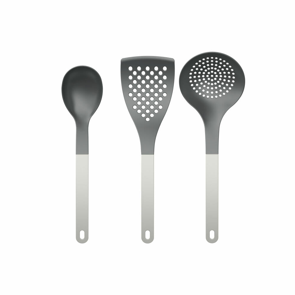 Rosti Küchenhelfer-Set New Optima 3-tlg., Kochlöffel, Pfannenwender, Nylon, Weiß, 34595