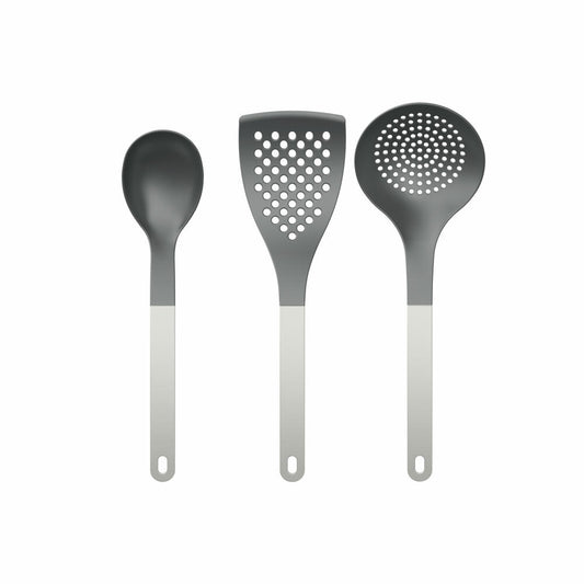 Rosti Küchenhelfer-Set New Optima 3-tlg., Kochlöffel, Pfannenwender, Nylon, Weiß, 34595