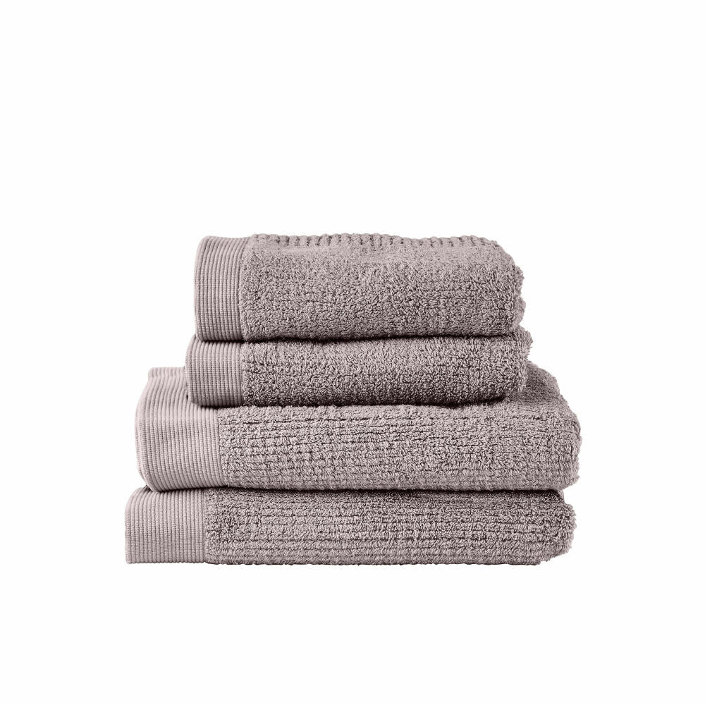 Zone Denmark Handtuch-Set Classic Gull Grey 4-tlg., Handtücher, Baumwolle, Grau, 34660