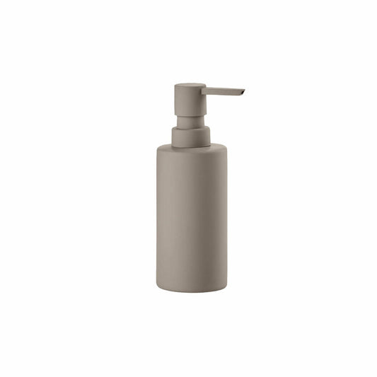 Zone Denmark Seifenspender Solo Taupe, Porzellan, ABS, Braun, 300 ml, 34780